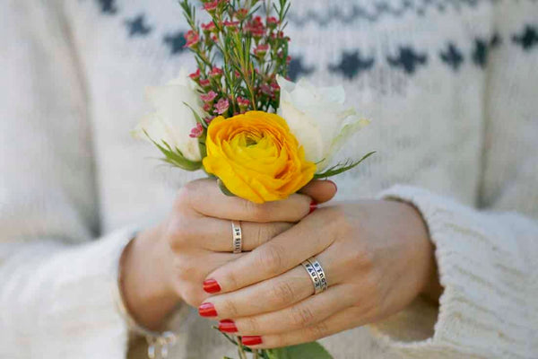 RING WITH A MODULAR MESSAGE