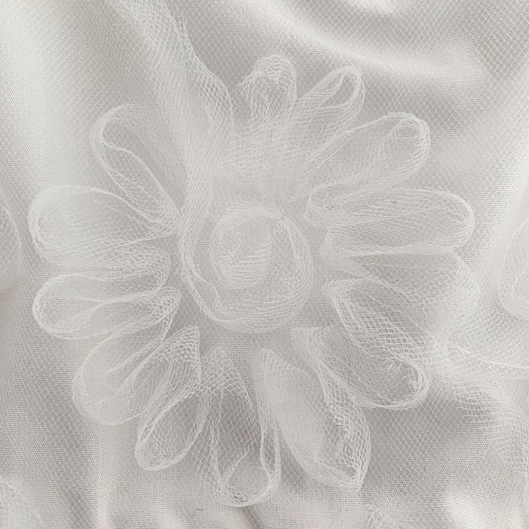 DAISY EMBROIDERED TULLE DRESS