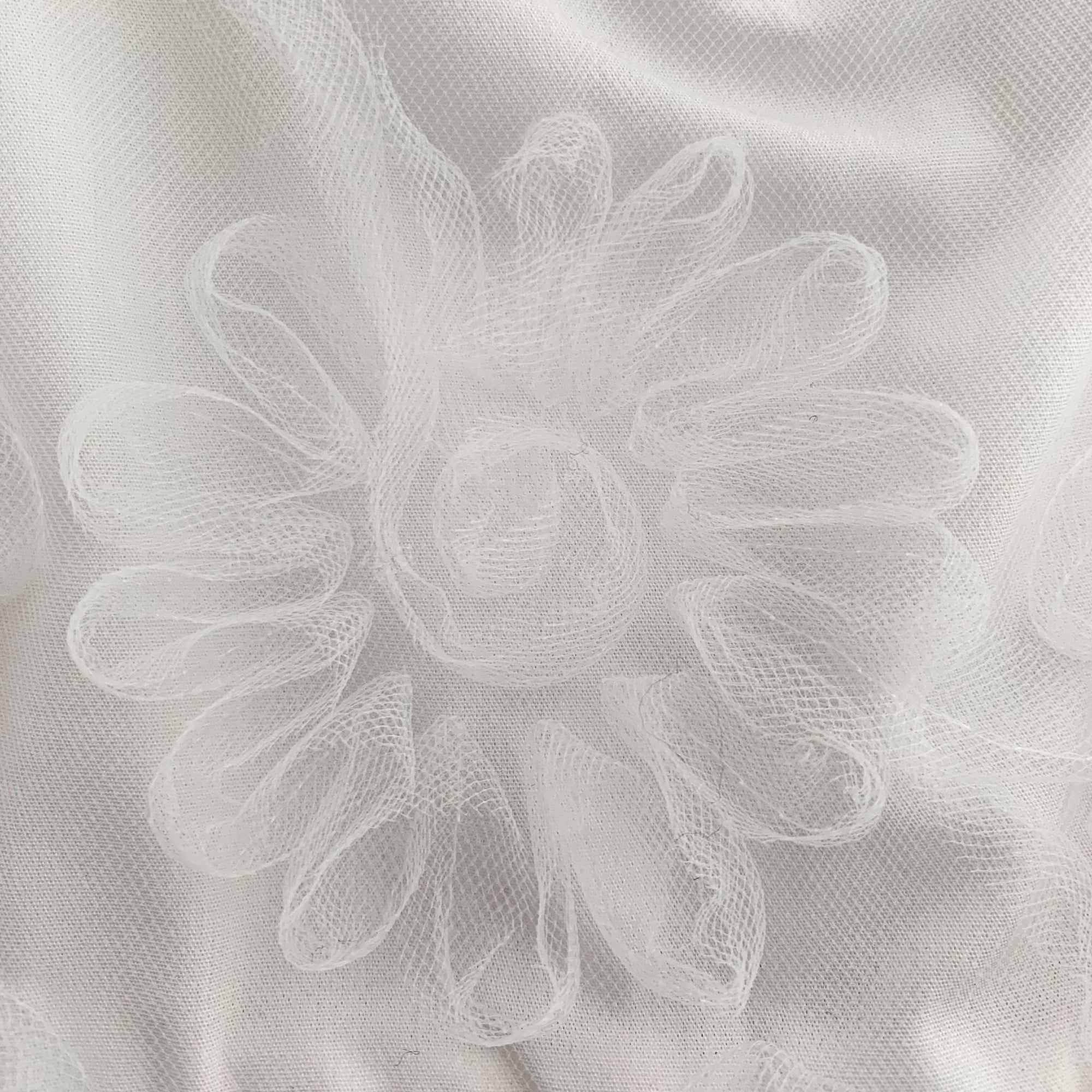 DAISY EMBROIDERED TULLE DRESS