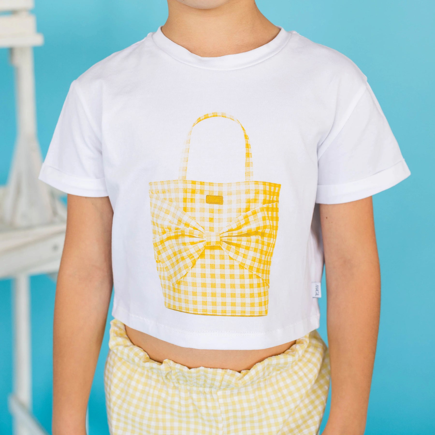 T-SHIRT BOXY FIT STAMPA BORSA