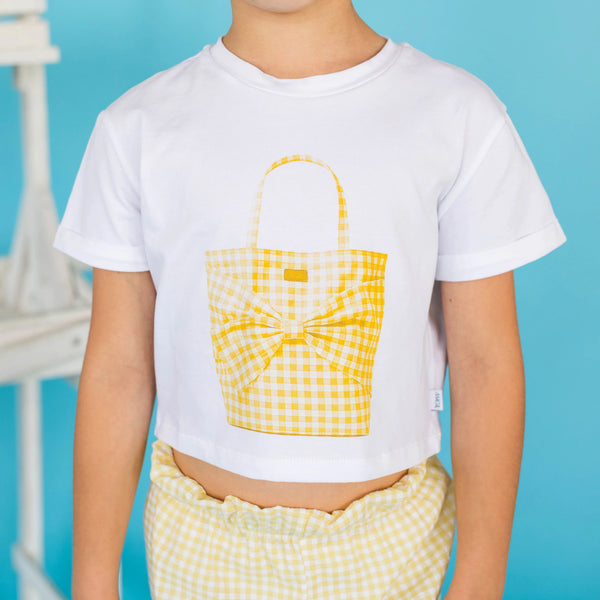 T-SHIRT BOXY FIT STAMPA BORSA
