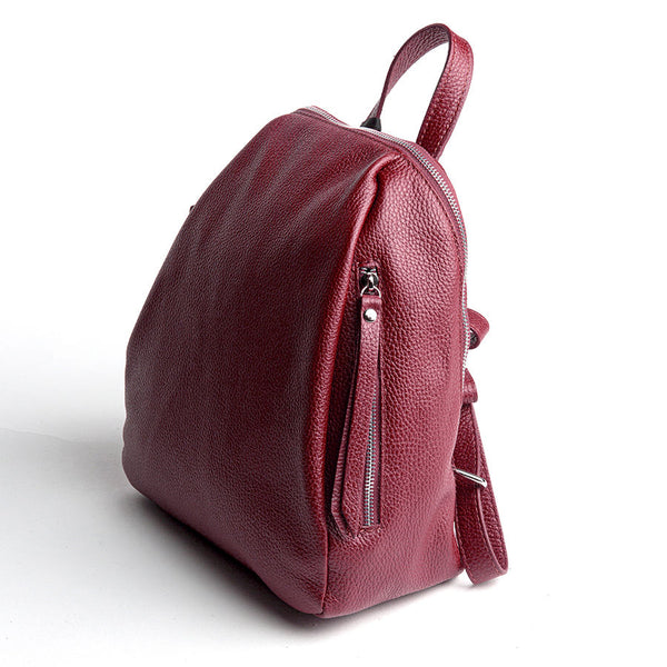 ZIP - ruby ​​dollar leather backpack