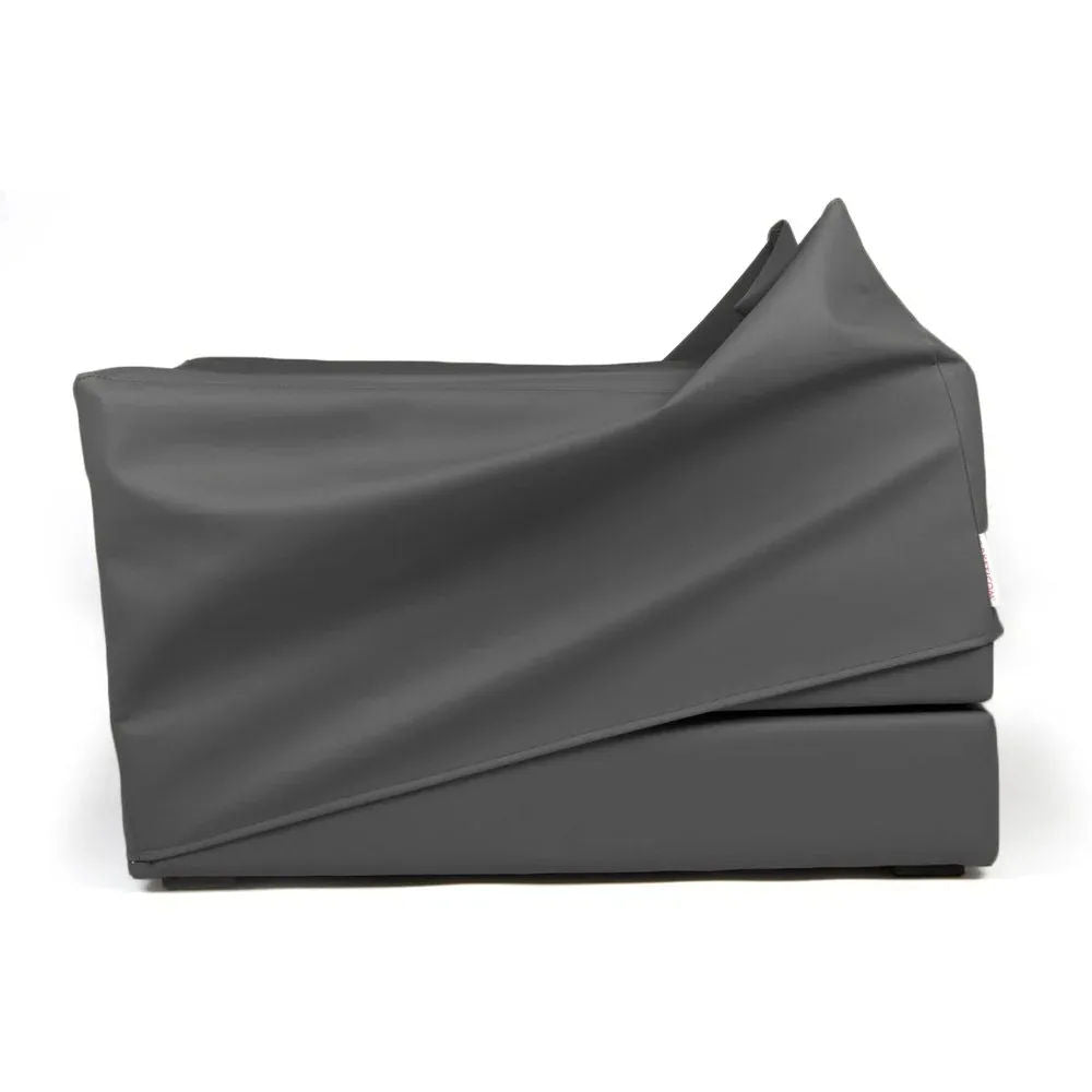TOUF ECO, Pouf Bed with Pouf Cover in Eco-Leather 70x63