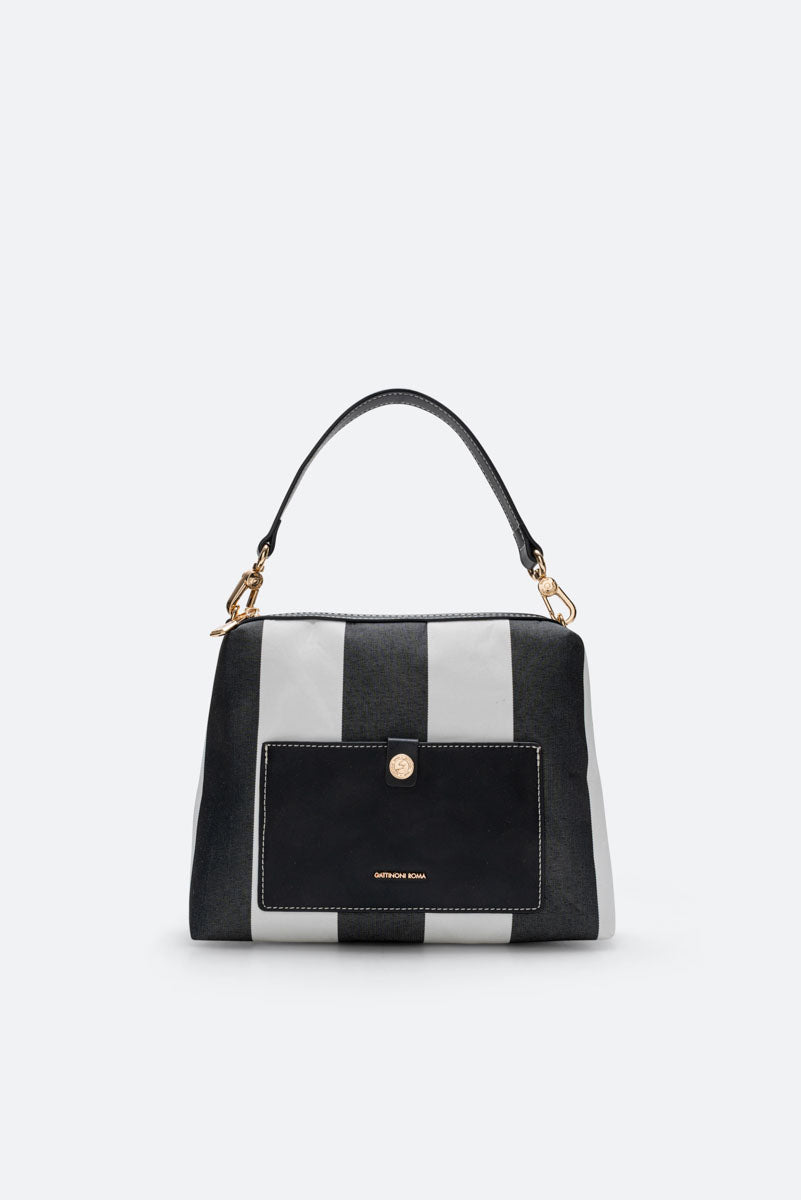 Shopping Bag Fernanda Straw Large Nera