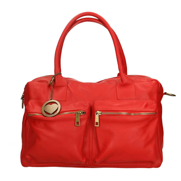 Large Handbag Travel Bag for Women in Leather - 36x26x15 cm - 6173 