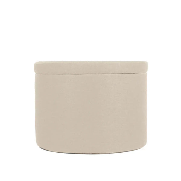 PANDORA 50 ROUND TEX, Pouf Contenitore Tessuto Rotondo 50 h42
