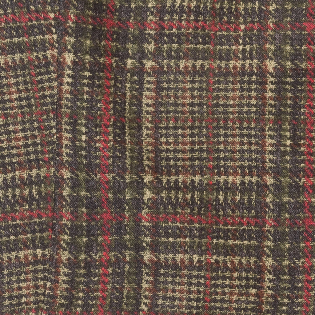 Green tartan vest