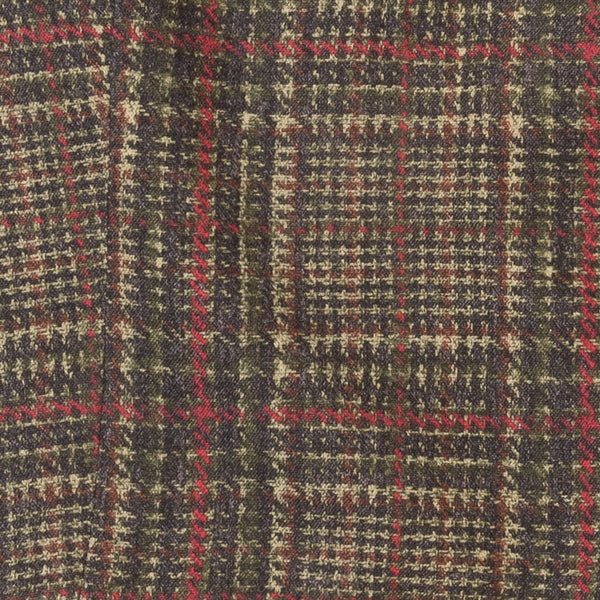 Green tartan vest