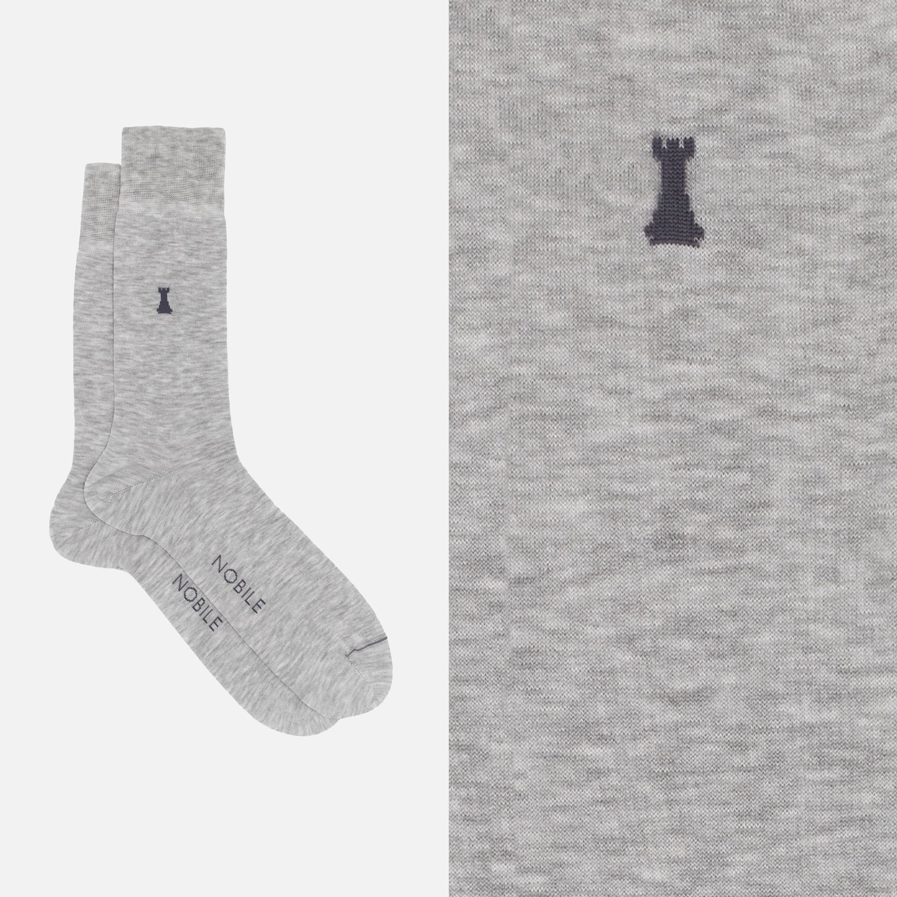 Federico II - Plain short sock 