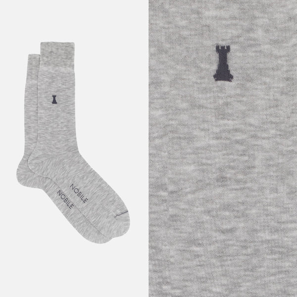 Federico II - Plain short sock 