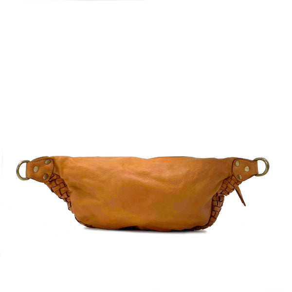 Unisex Vintage Style Soft Leather Crossbody Fanny Pack - K036 