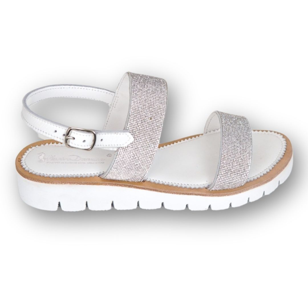 MastroDomenico Women's Handmade Sandals - Cloud