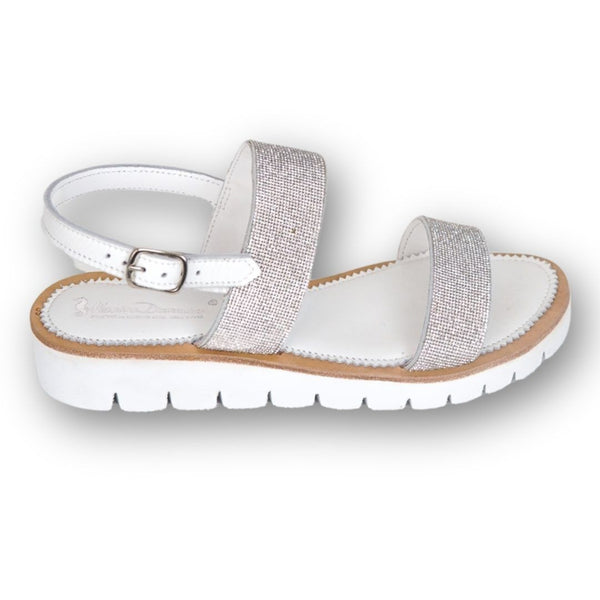 MastroDomenico Women's Handmade Sandals - Cloud