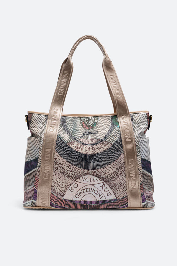 Shopping Bag Maya Planetarium Watercolor