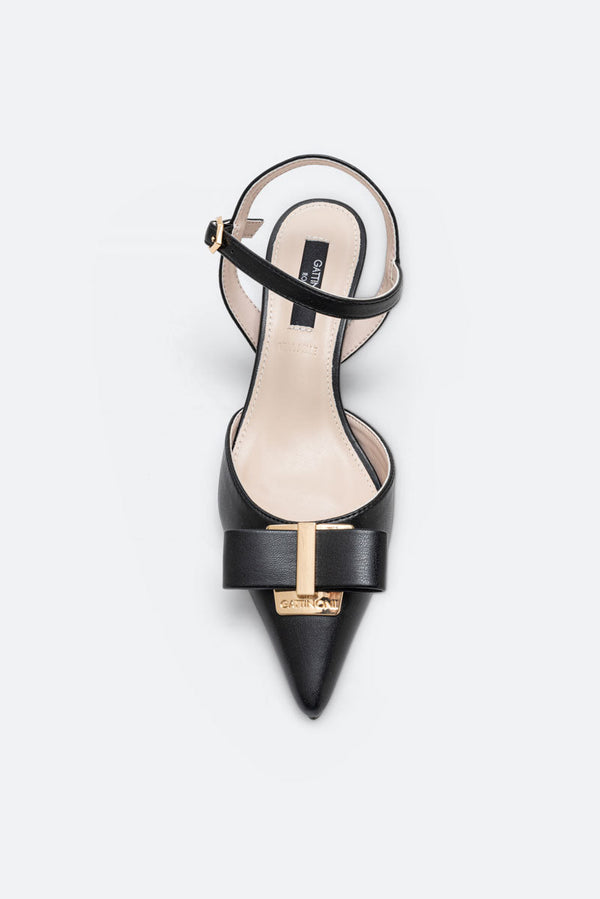 Sandalo Logan Calf Nero