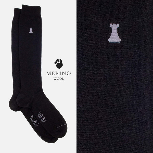 Casino Royale - Box da 6 calze lunghe in lana Merino - Fantasia mista