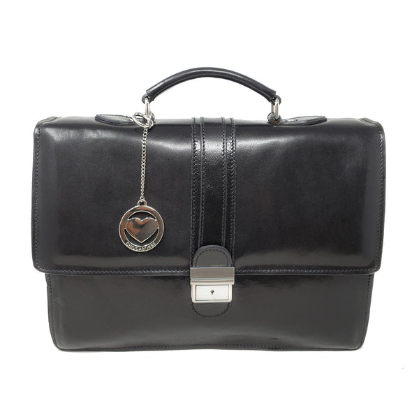Borsa da lavoro 24Ore Portadocumenti da Uomo Cartella in pelle - 40x29x13 Cm - G906
