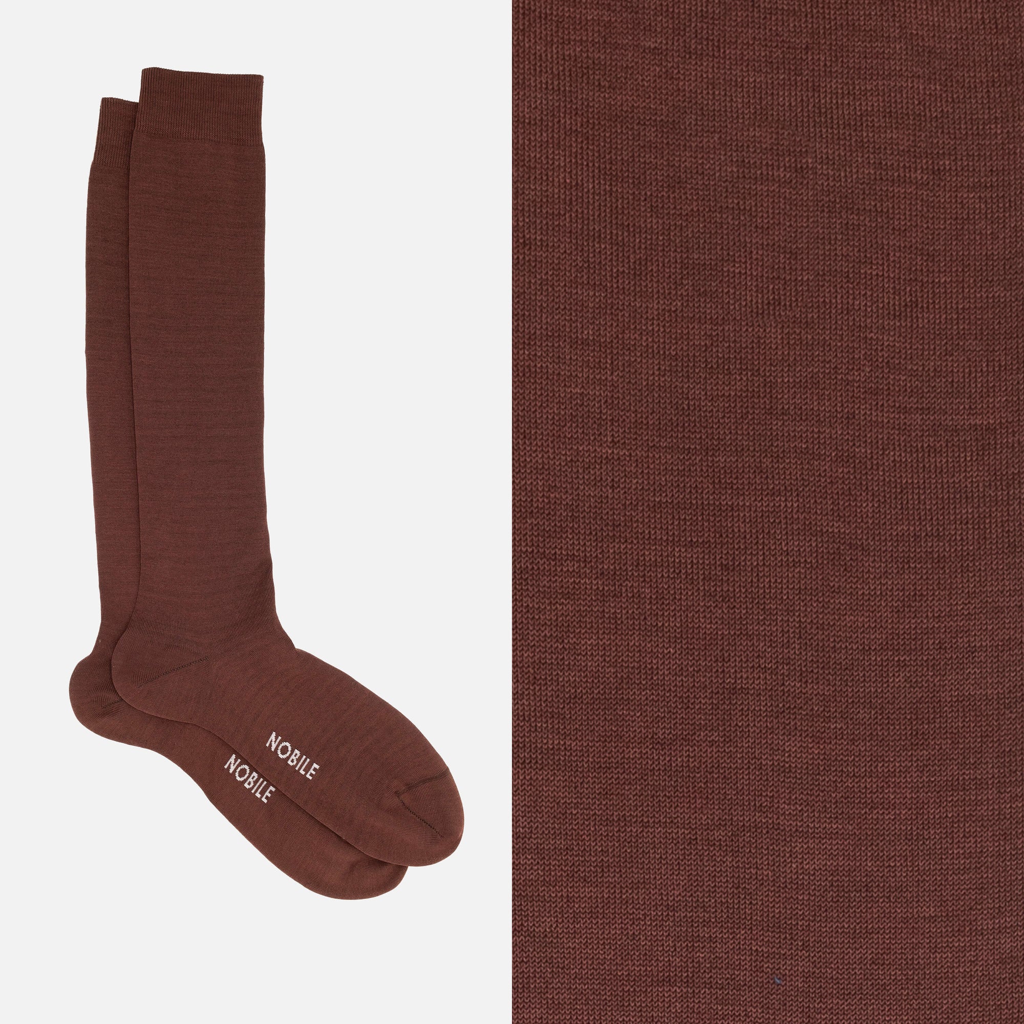 Nobile Essential - Calza lunga a tinta unita
