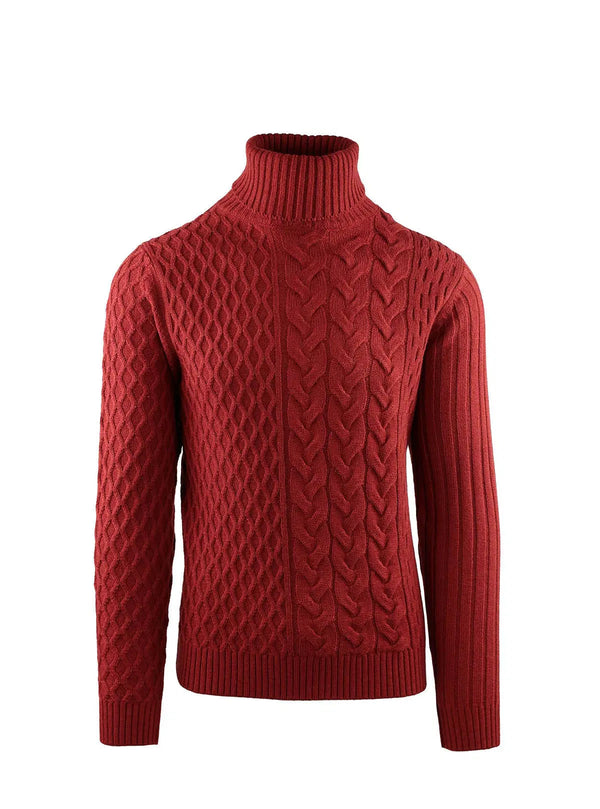 TURTLENECK WITH MULTI-WORKINGS