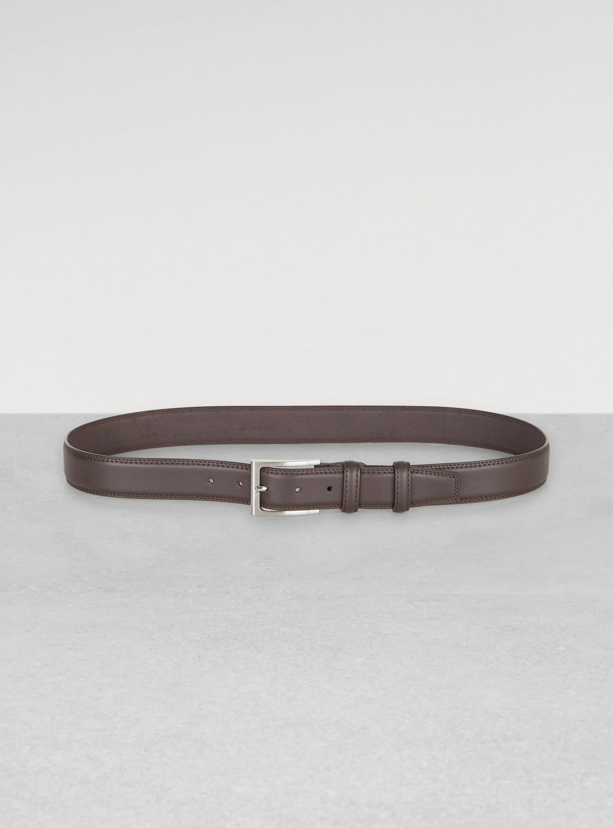Cintura classica in pelle