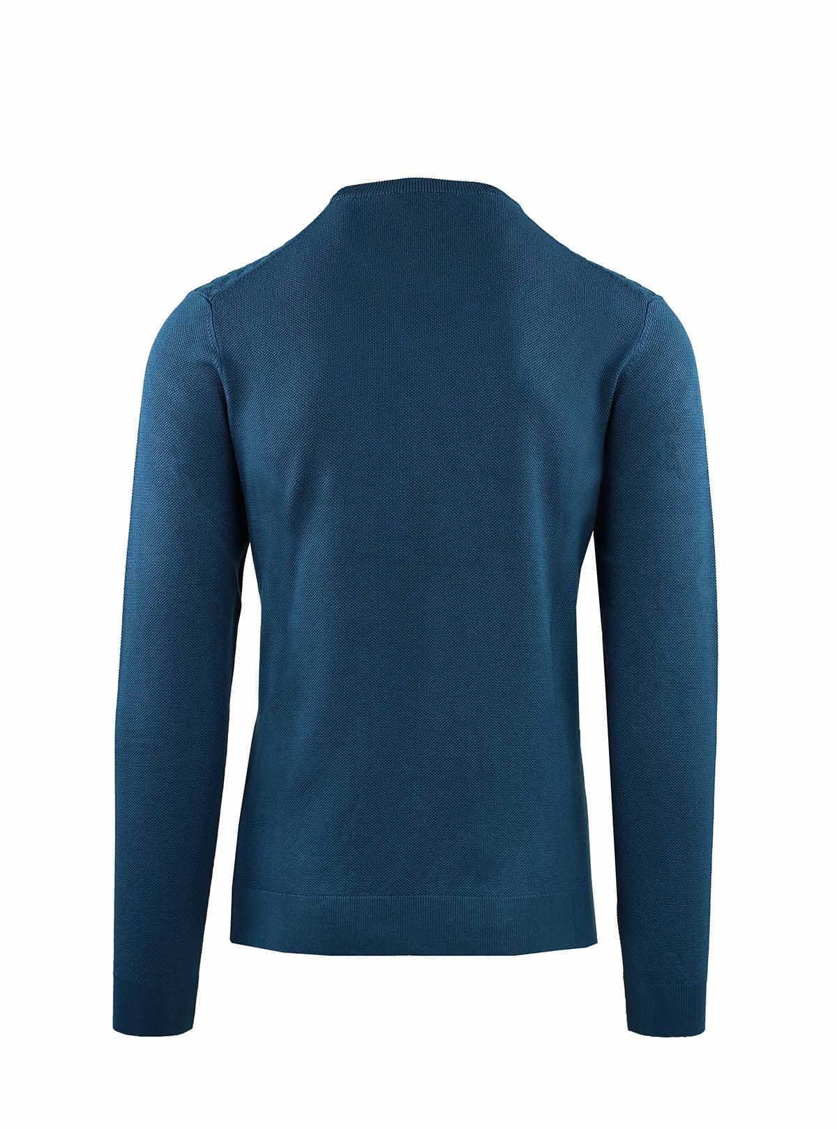 CREW NECK WITH CROSSED RIB WORKMANSHIP