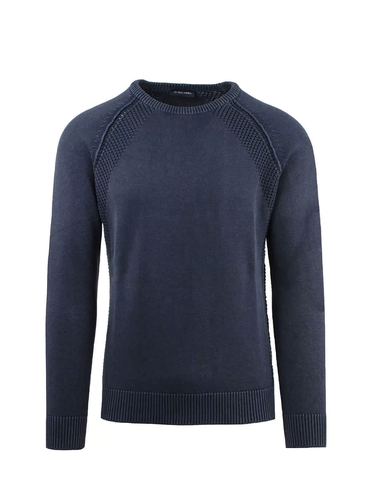 GIROCOLLO CON COSTE STONE WASHED
