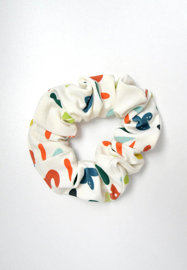 Chouchou (scrunchie) in bambù - ABC - Palloncino blu
