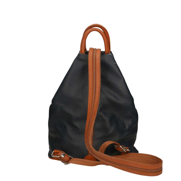 Women's Backpack Bag in Genuine Leather Made in Italy - 25x30x13 Cm. Backpack. 80072 