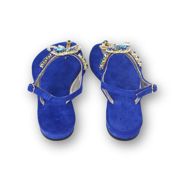 MastroDomenico Women's Handmade Sandals - Ocean