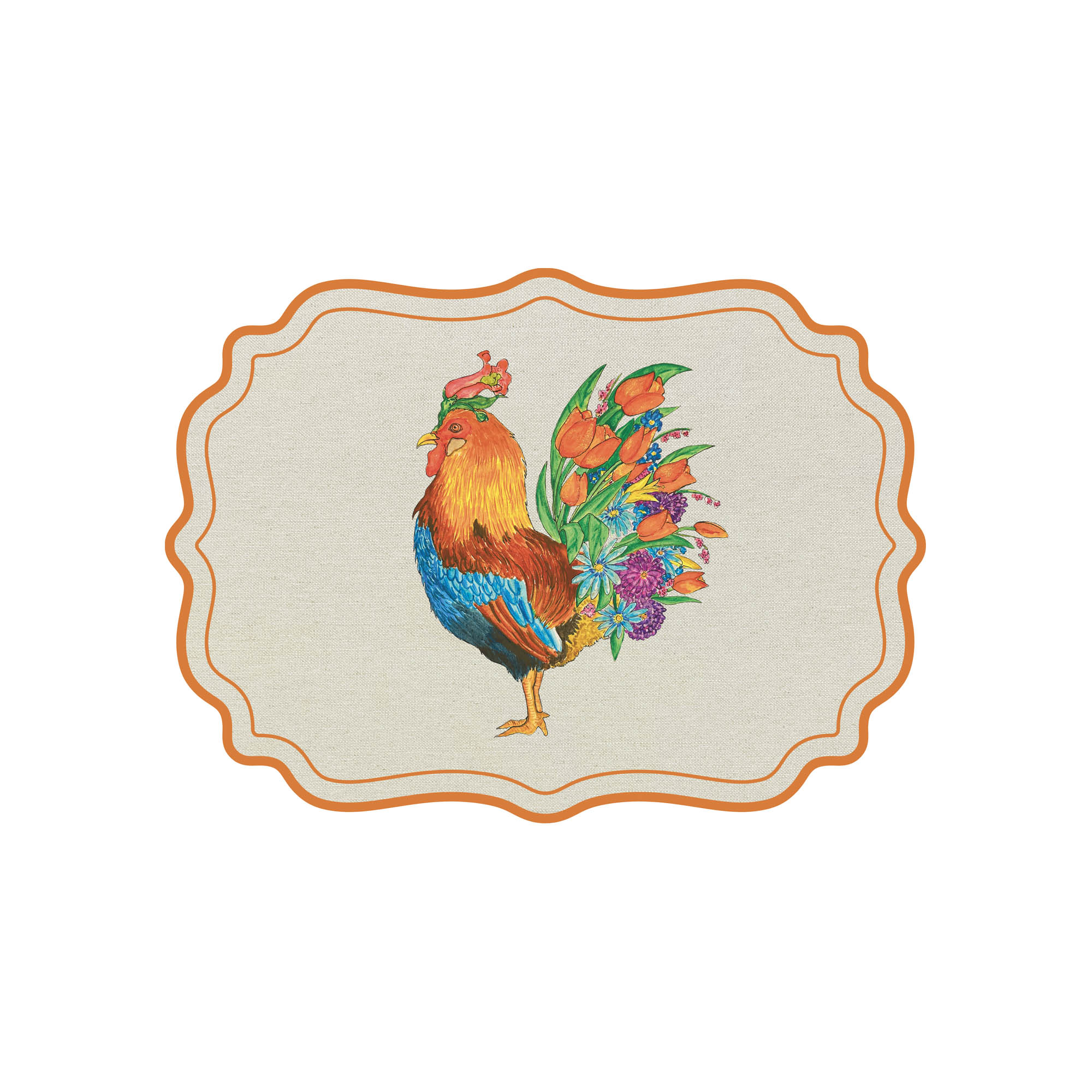 Flowery Animals Placemat