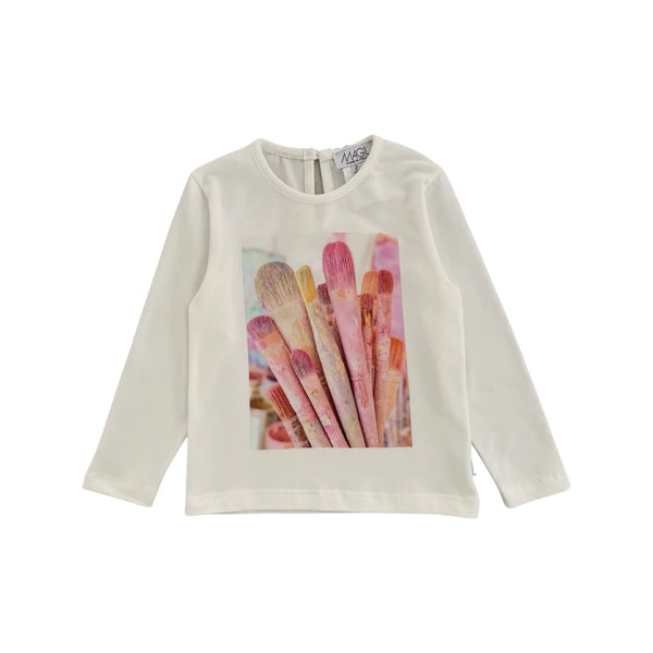 T-SHIRT STAMPA PENNELLI