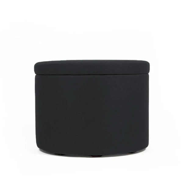 PANDORA 50 ROUND TEX, Pouf Contenitore Tessuto Rotondo 50 h42