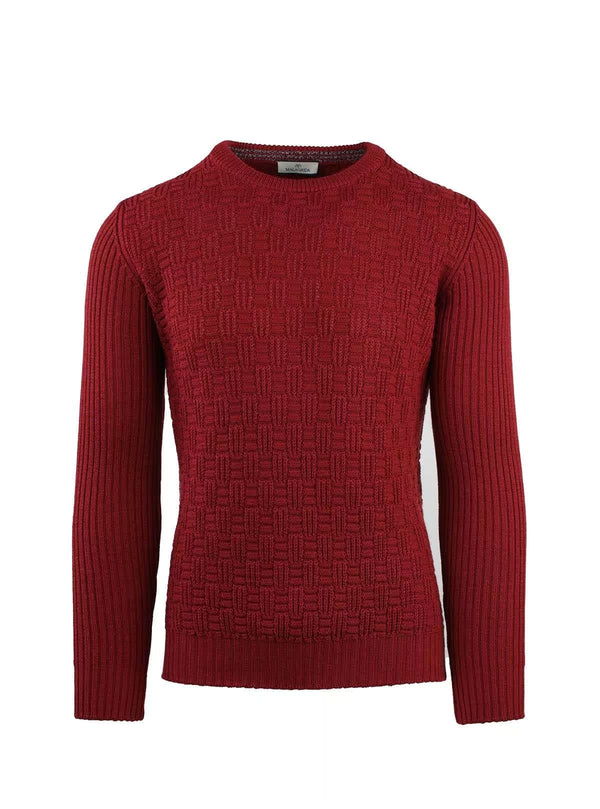 CREW NECK RIBBED INTERRUPTED