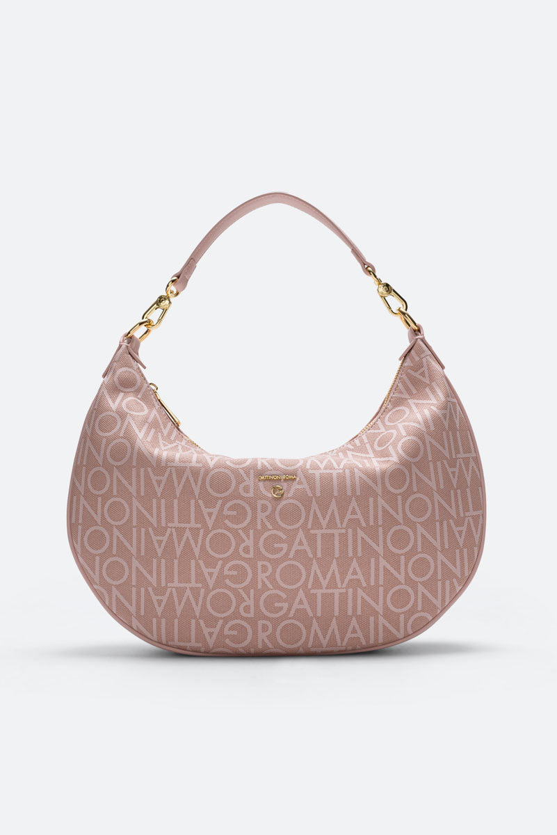 Hobo Bag Charlie Rosa Medium