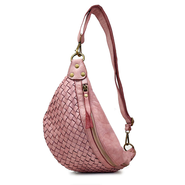 Unisex Vintage Style Soft Leather Crossbody Fanny Pack - K036 