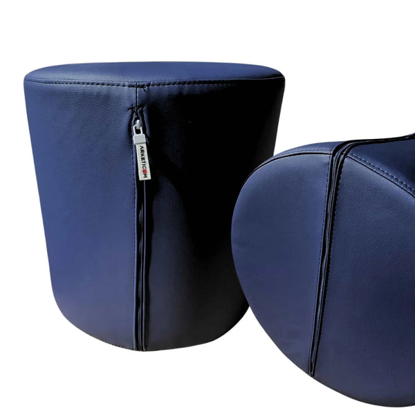 COVER CHILL ECO 55, Cylinder Pouf Cover in Eco-Leather 55x42