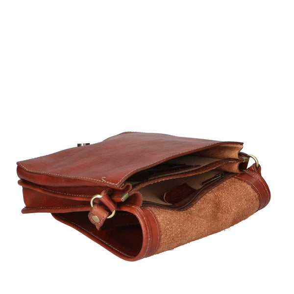 Women's Leather Briefcase - 23 x 26 x 7 Cm - 9109 