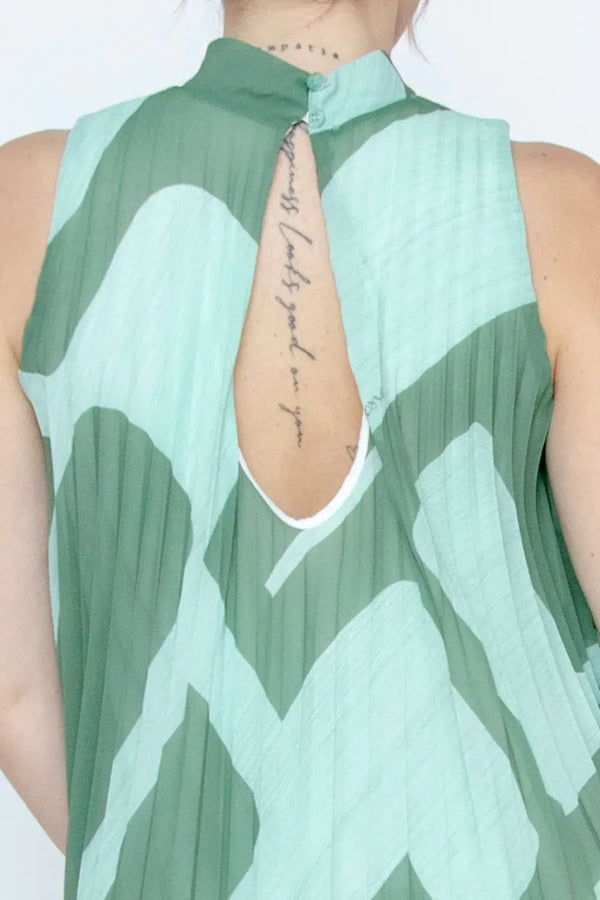 Short Pleated Dress