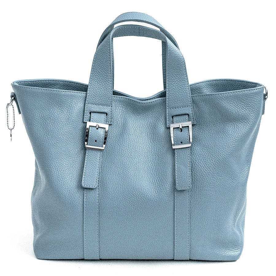GINNY - Maxi shopping in pelle avio