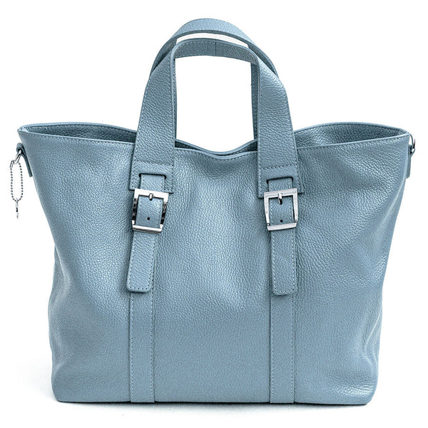 GINNY - Maxi shopping in pelle avio