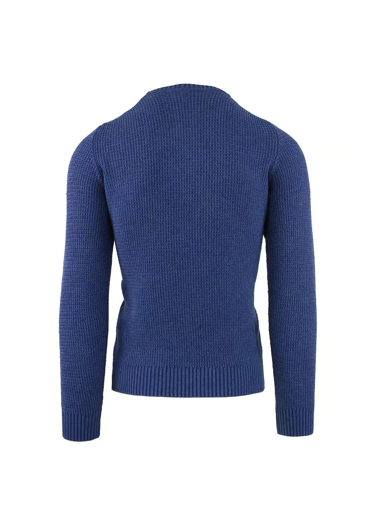 CREW NECK WITH INTERRUPTED RIBS DELAVE'