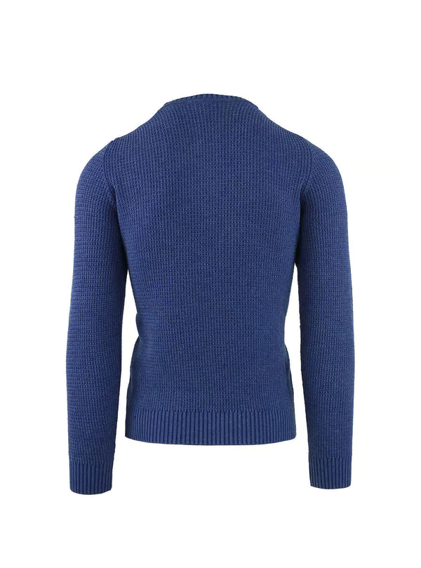 CREW NECK WITH INTERRUPTED RIBS DELAVE'