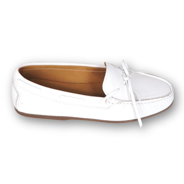 MastroDomenico Women's Handmade Moccasins - Selenite