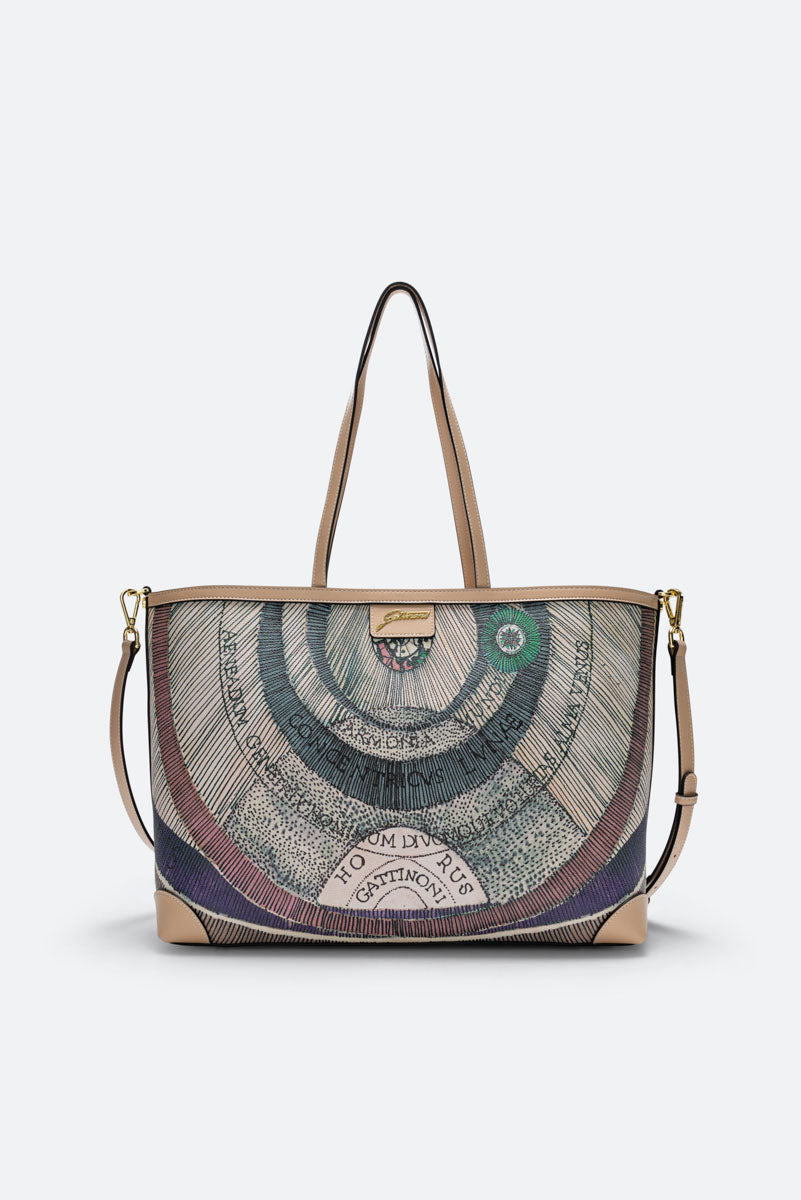 Shopping Bag Planetarium Watercolor Large