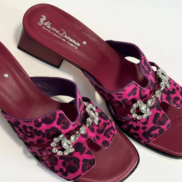 MastroDomenico Women's Handcrafted Sandals - Jaguar Francy