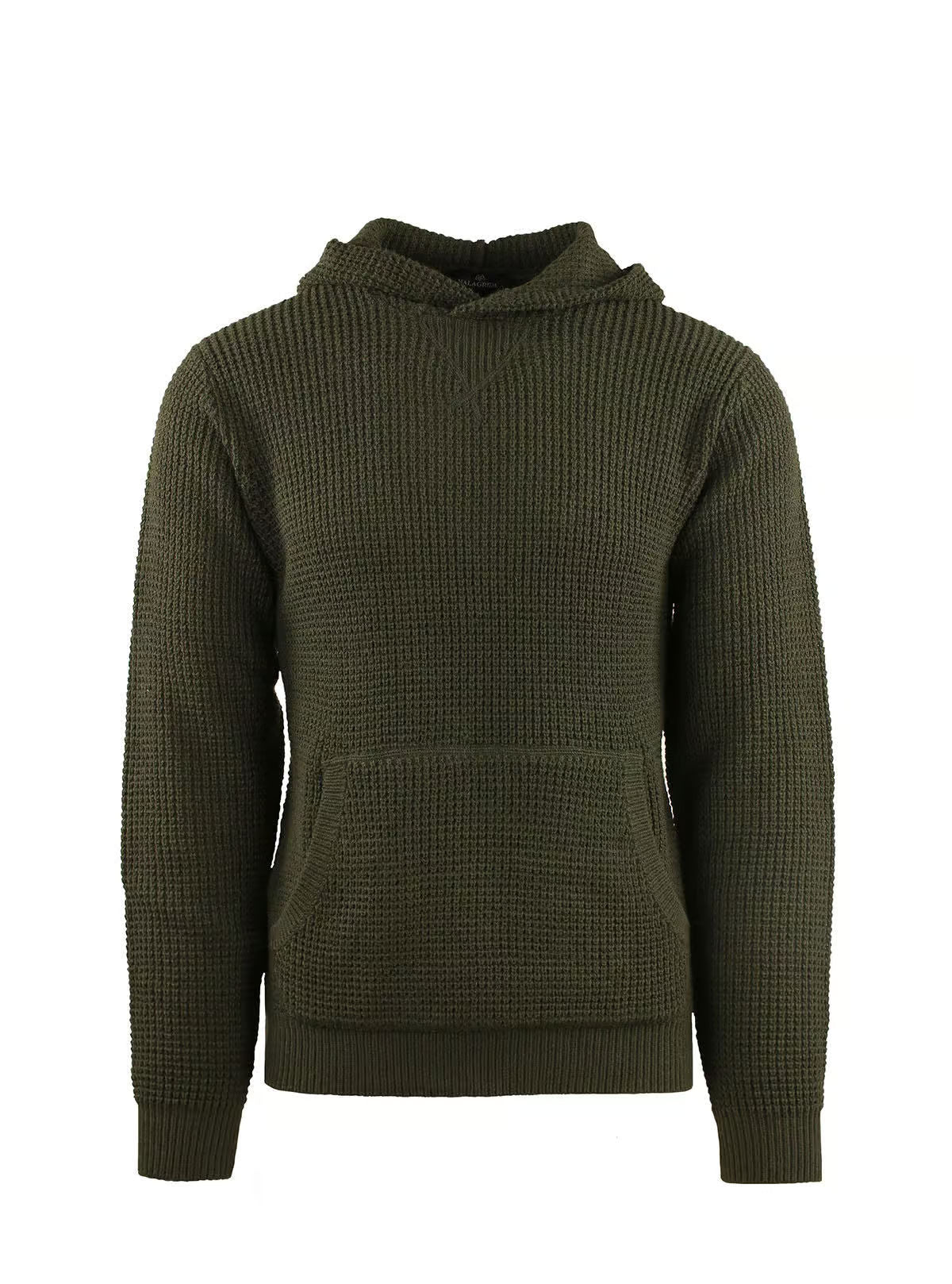 MAGLIA CON CAPPUCCIO A PUNTO PANNOCCHIA