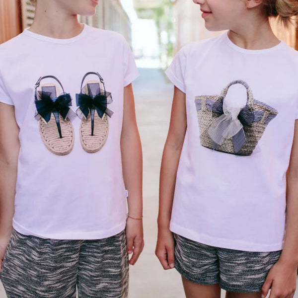 T-SHIRT STAMPA  BORSETTA