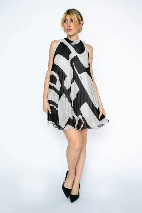 Short Pleated Dress