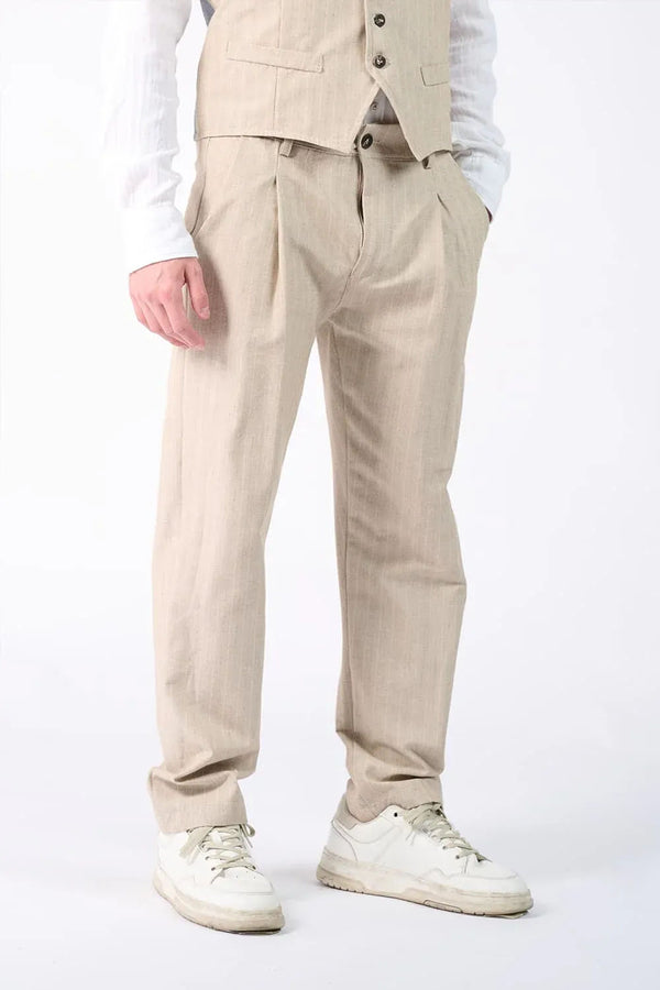 Pinstriped Trousers