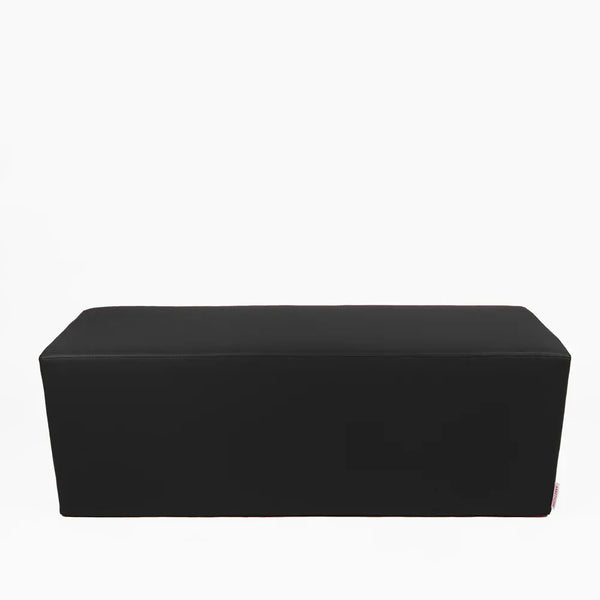 HORIZON 84, Pouf Bench Footrest in Removable Eco-Leather 84x42 h 42